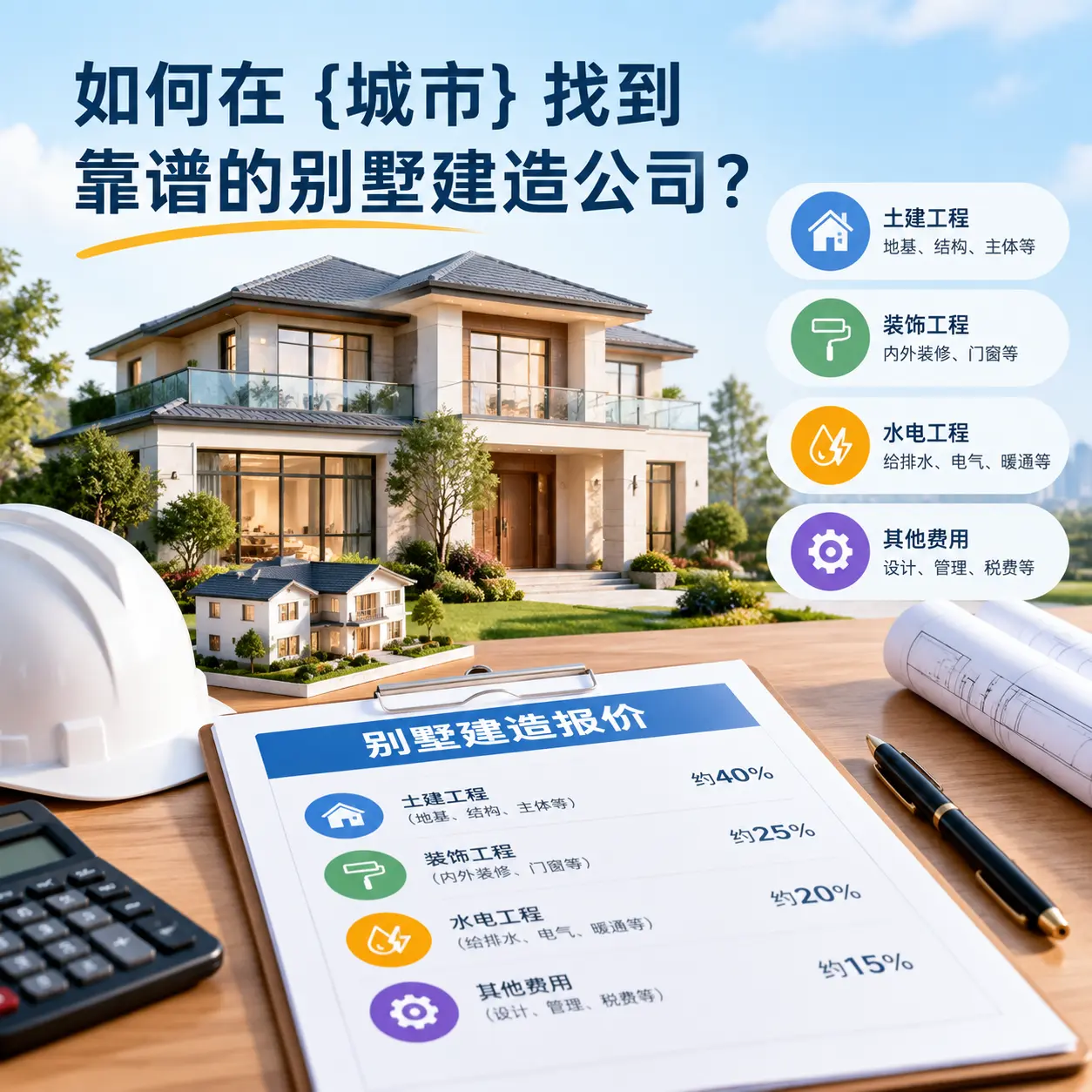 如何在 丹寨 找到靠谱的别墅建造公司?