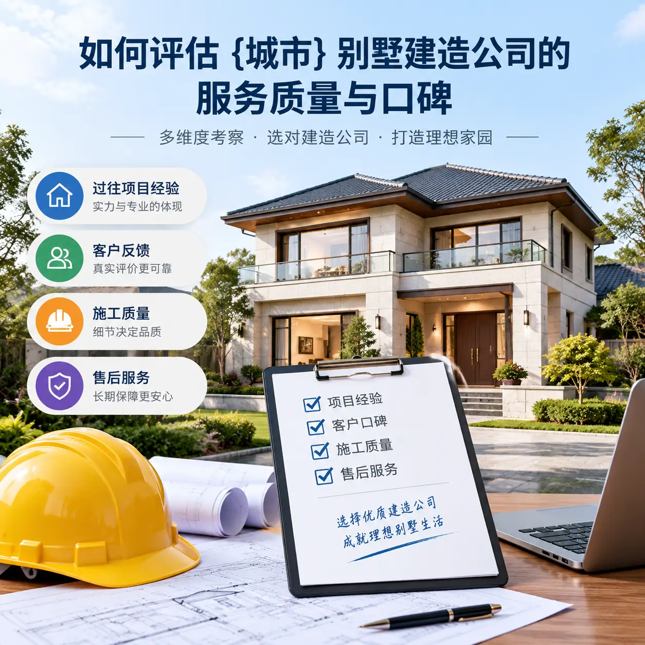 如何评估 丹寨 别墅建造公司的服务质量与口碑