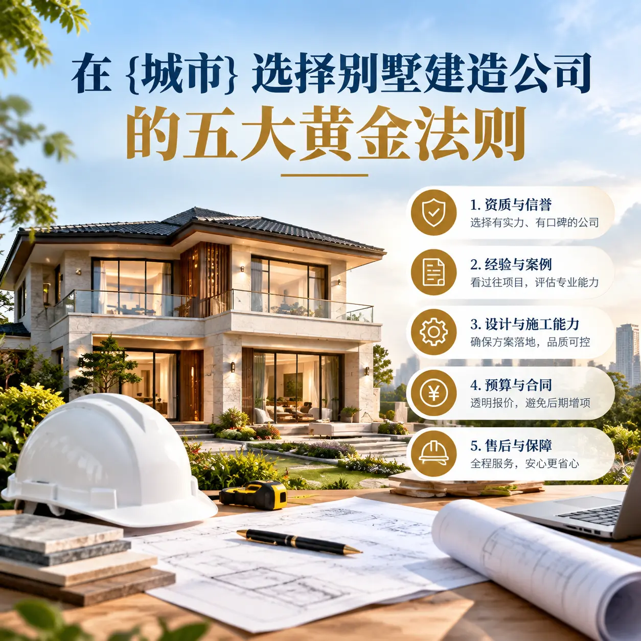在 丹寨 选择别墅建造公司的五大黄金法则