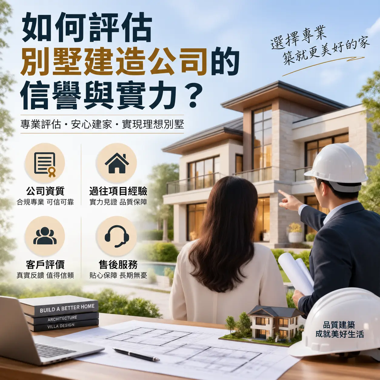 如何评估 丹寨 别墅建造公司的信誉与实力？