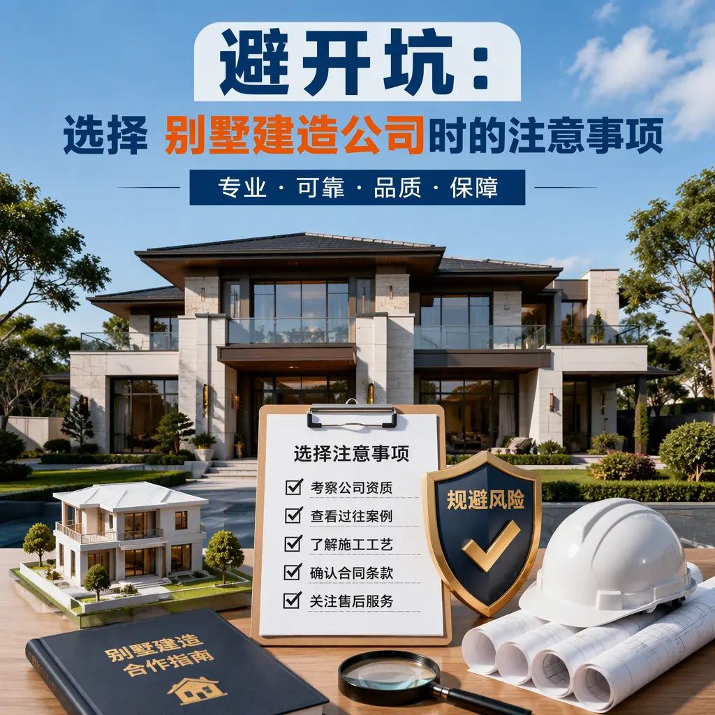 避开坑：选择 丹寨 别墅建造公司时的注意事项