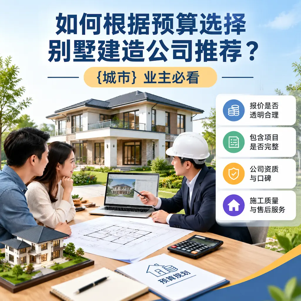 如何根据预算选择别墅建造公司推荐？ 丹寨 业主必看