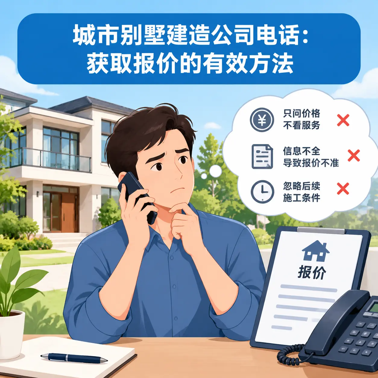 丹寨别墅建造公司电话：获取报价的有效方法